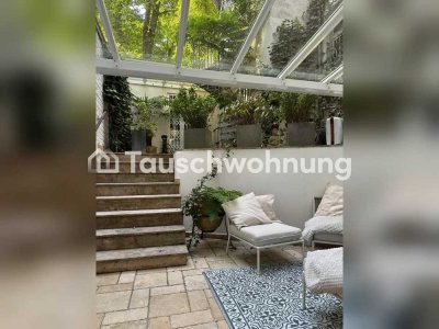 Tauschwohnung: Tausche 2-Zimmer-Souterrain Wohnung im Belgischen Viertel