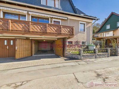 Gemütliche Doppelhaushälfte mit Garage und sensationeller Aussicht in Meiningen zu verkaufen.
