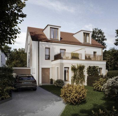 Neubau Erstbezug: Traumhaftes Doppelhaus in Hohenbrunn