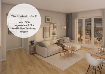 Zentral & Ruhig: 3-Zimmer-Neubauwohnung in Stadtparknähe