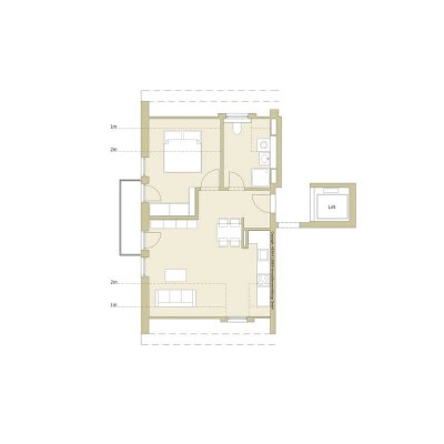 Wohnensemble Gipfelglück - 2 Zimmer-Balkonwohnung - Whg 5