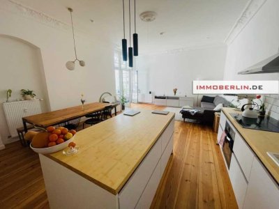 IMMOBERLIN.DE - Fabelhafte Altbauwohnung mit ruhigem Südbalkon & Lift beim Weißen See