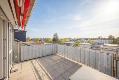 Charmante DG-Wohnung mit Südterrasse, Garten und TG zum sofortigen Bezug