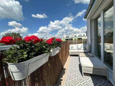 BALKONHIT - Neubau - Möbiliert - BJ 2016 - 2 Zimmer - ca. 48 m² WFL - Wohnküche - Balkon