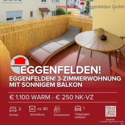 Eggenfelden! 3-Zimmerwohnung mit sonnigem Balkon (250605)