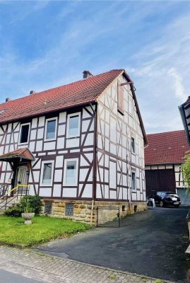 EFH /  Scheune mit Stallung / gr. Garten / Wesertal!