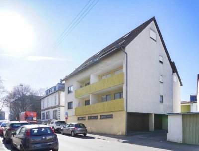 Modernisierte 1-Zimmer-Wohnung in Heilbronner Innenstadt mit Loggia, EBK, Tageslichtbad & Stellplatz