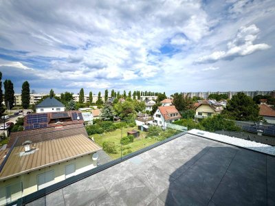 PENTHOUSE LIVING - 5 TERRASSEN - AUSBLICK - WÄRMEPUMPE - DECKENKÜHLUNG - U1 KAGRAN!