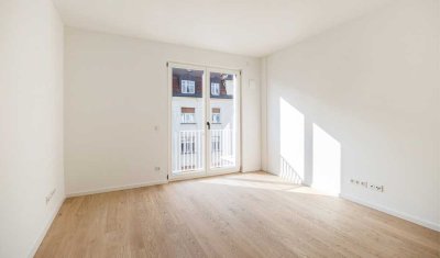 Hochwertig ausgestattete 3-Zi-Wohnung in Neubau-Ensemble in Neuhausen / Dachterrasse