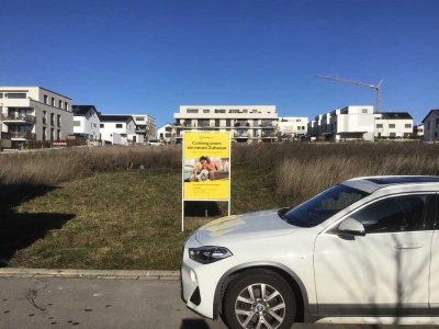 Letztes bezugsfertig geplante Reiheneckhaus Keller im Neubaugebiet von Korntal.