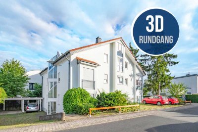Friedrichsdorf: Gemütliche 2-Zimmer-Dachgeschoss-Wohnung mit Loggia & Einbauküche in ruhiger Lage