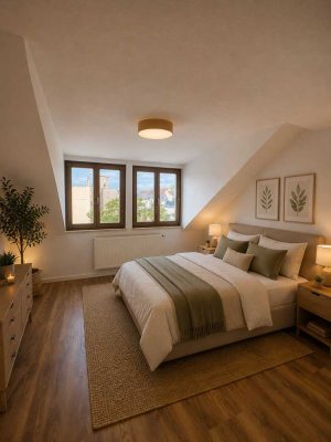 Renovierte 3-Zimmer Wohnung mit Balkon und Einbauküche