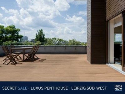 Erstbezug: Luxus-Penthouse in Bestlage von Leipzig Süd-West mit 3 Dachterrassen