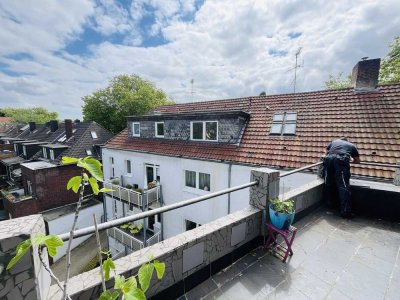 Dachterrasse mit Blick ins Grüne. Wohnen auf hohem Niveau in TOP-Lage mit hellem Home-Office