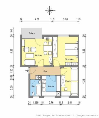 Wir sanieren neu für Sie! 3-Zimmer-Wohnung in ruhiger Lage