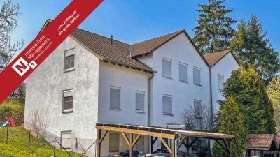 Vermietete Doppelhaushälfte mit kleinem Garten