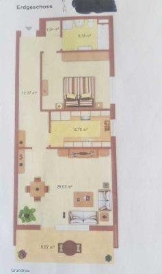 2-Zimmerwohnung (78qm), östliche Kernstadt Rinteln 1.9.2025 zu vermieten