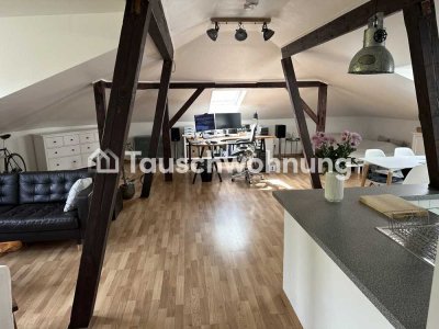 Tauschwohnung: [Tausche] Schöne Dachg.-wohnung in Marienthal gegen 100+m2