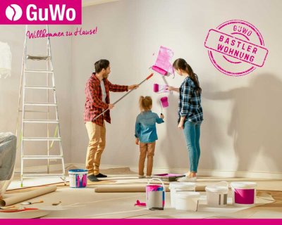 GuWo-Bastlerwohnung mit 3 Zimmern und Balkon!