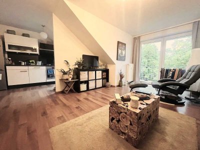 Hübsche 2-Zimmer-Dachgeschosswohnung mit Balkon und Einbauküche in Münster-Amelsbüren (von privat)