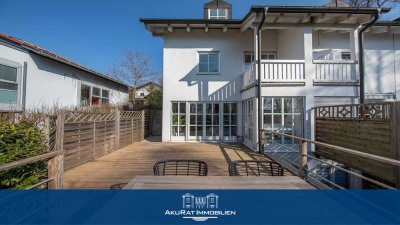 Reiheneckhaus mit Winter-SEEBLICK in Herrsching - zum Selbstbezug!