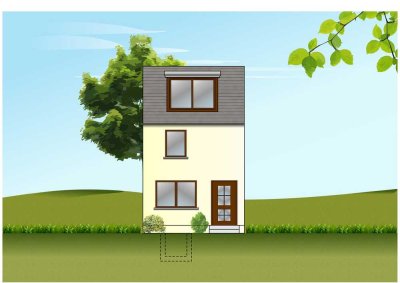 *Reihenmittelhaus mit Stellplatz, Terrasse und Grünfläche*