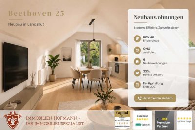Ihre Kapitalanlage in Bestlage Landshuts - KfW 40 QNG Investment im Beethoven25