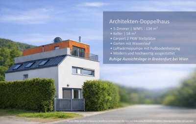 Moderne Doppelhaushälfte in Grünruhelage