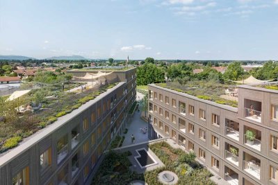 Alpenblick inklusive – Moderne 2-Zimmer-Wohnung im HOKI Living nahe München