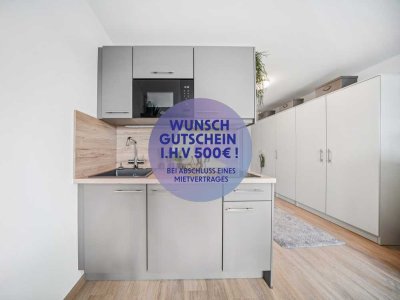 All-In Miete + 500€ geschenkt! 2-Zimmer Neubauwohnung