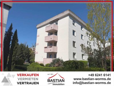 Erst die Arbeit, aber dann… unrenovierte, sonnige 3 Zi.-ETW - 2 Balkone - Aufzug - Stellplatz!