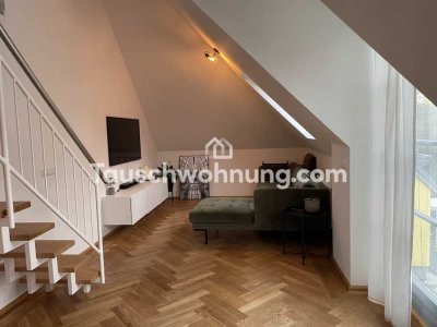 Tauschwohnung: Schöne 2.5Zi Maisonette/Terrassenwohnung gegen 3-4 Zimmer