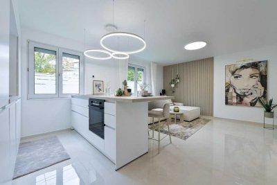 Voll möblierte und neu renovierte 3-Zim.-Wohnung in HN-City mit Einzelgarage - PROVISIONSFREI