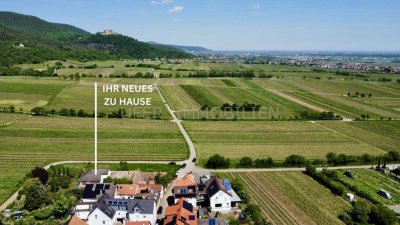 Ein verstecktes Juwel, angrenzend an die Weinberge mit Blick auf das Hambacher Schloss