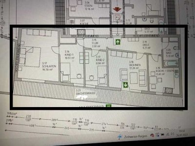 GM- Zentrum. Modernisierte Dachgeschosswohnung mit vier Zimmern sowie Balkon und EBK in Gummersbach