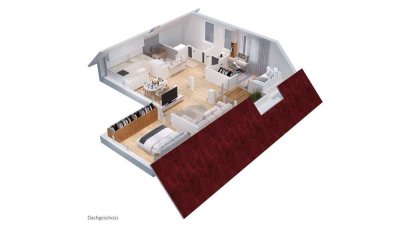 Ihr neues Zuhause oder clevere Kapitalanlage: Attraktive Dachgeschoss-Wohnung in Backnang