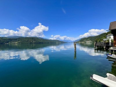 PRIVILEG SEEZUGANG! AUSSERGEWÖHNLICHE GARTENWOHNUNG AN EINEM TRAUMHAFTEN PLATZ AM MILLSTÄTTER SEE!