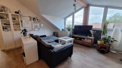 Stilvolle, neuwertige 3-Raum-Dachgeschosswohnung mit geh. Innenausstattung mit EBK in Freilassing