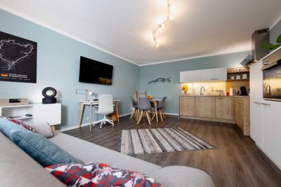 Nürburgring: Moderne vollmöblierte Wohnung auf Zeit all. inkl. (Nov-März)