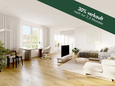 1-Zimmer Neubauwohnung in Düsseldorf mit Balkon als lukrative Kapitalanlage oder zum Selbstnutz