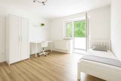WG möblierte 4-Schlafzimmer Wohnung Uni-Nähe, Arcaden, Zentral