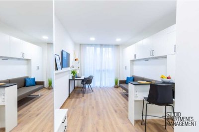 ERSTBEZUG  - DONAU SIDE: Modernes Studio Apartment mit Fitnessstudio & Co-Working