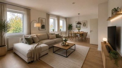 Kernsanierte Wohnung mit großer Terrasse