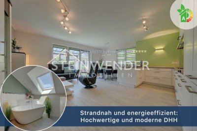 Strandnah und energieeffizient:Hochwertige und moderne DHH