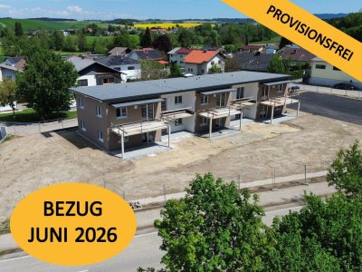 MEIN SONNIGES GARTENJUWEL IN RIED IM INNKREIS - Barrierefreie 2 - Zimmer Wohnungen mit Loggia und XXL - Gartenanteil zu verkaufen