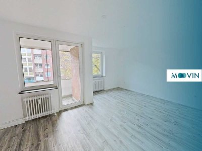Vollständig renovierte 4-Zimmer-Wohnung mit Badewanne und sonnigem Balkon