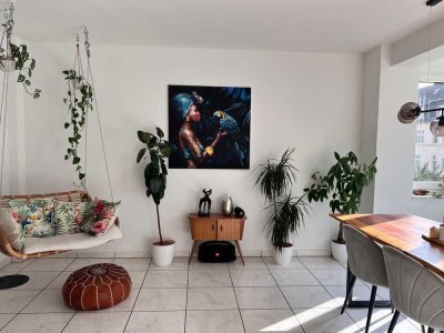 Exklusive, helle 4-Zimmer-Wohnung mit Balkon in Düsseldorf zur Untermiete - Top Lage!