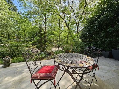 Möblierte Wohnung! Wohnen mit Urlaubsfeeling: Schwimmbad, Sauna & große Terrasse