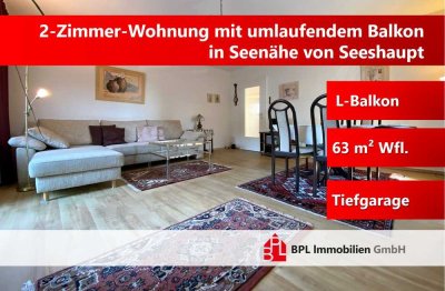 Seeshaupt am Starnberger See – Charmante 2-Zimmer Wohnung im 1.OG mit umlaufendem Balkon