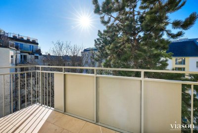 viason Immobilien I 1190 Wien I Sonniger Südbalkon I 3 Zimmer I 4. Stock I Innenhof